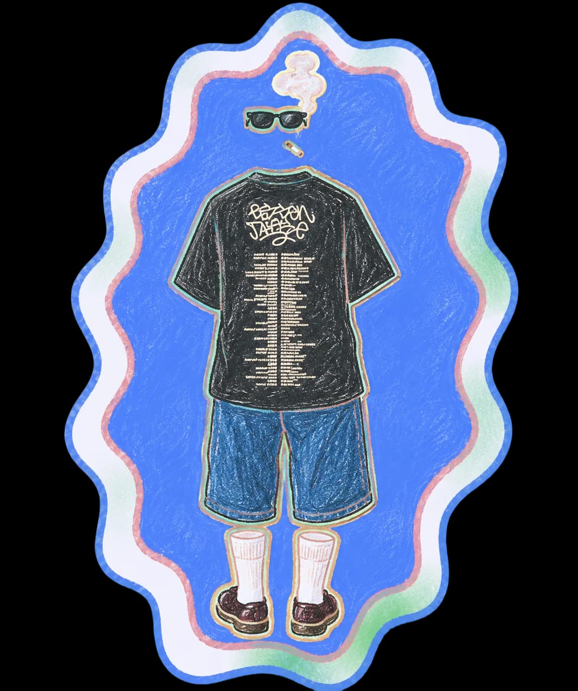 Bedrucktes T-Shirt